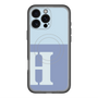 スリムプロテクションプレミアムケース with MagSafe［ オリジナル - initial two tone - H blue ］
