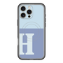 スリムプロテクションプレミアムケース with MagSafe［ オリジナル - initial two tone - H blue ］