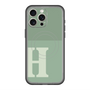 スリムプロテクションプレミアムケース with MagSafe［ オリジナル - initial two tone - H green ］
