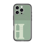 スリムプロテクションプレミアムケース with MagSafe［ オリジナル - initial two tone - H green ］