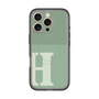スリムプロテクションプレミアムケース with MagSafe［ オリジナル - initial two tone - H green ］