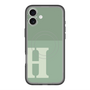 スリムプロテクションプレミアムケース with MagSafe［ オリジナル - initial two tone - H green ］