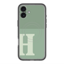 スリムプロテクションプレミアムケース with MagSafe［ オリジナル - initial two tone - H green ］