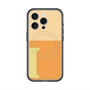 スリムプロテクションプレミアムケース with MagSafe［ オリジナル - initial two tone - I orange ］