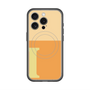 スリムプロテクションプレミアムケース with MagSafe［ オリジナル - initial two tone - I orange ］
