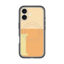 スリムプロテクションプレミアムケース with MagSafe［ オリジナル - initial two tone - I orange ］