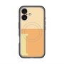 スリムプロテクションプレミアムケース with MagSafe［ オリジナル - initial two tone - I orange ］