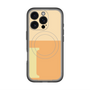 スリムプロテクションプレミアムケース with MagSafe［ オリジナル - initial two tone - I orange ］