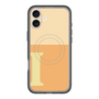 スリムプロテクションプレミアムケース with MagSafe［ オリジナル - initial two tone - I orange ］