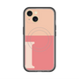 スリムプロテクションプレミアムケース with MagSafe［ オリジナル - initial two tone - I pink ］