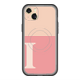 スリムプロテクションプレミアムケース with MagSafe［ オリジナル - initial two tone - I pink ］