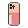 スリムプロテクションプレミアムケース with MagSafe［ オリジナル - initial two tone - I pink ］