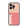 スリムプロテクションプレミアムケース with MagSafe［ オリジナル - initial two tone - I pink ］