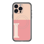 スリムプロテクションプレミアムケース with MagSafe［ オリジナル - initial two tone - I pink ］