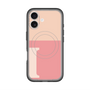 スリムプロテクションプレミアムケース with MagSafe［ オリジナル - initial two tone - I pink ］