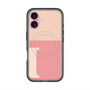 スリムプロテクションプレミアムケース with MagSafe［ オリジナル - initial two tone - I pink ］