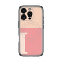 スリムプロテクションプレミアムケース with MagSafe［ オリジナル - initial two tone - I pink ］