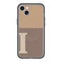 スリムプロテクションプレミアムケース with MagSafe［ オリジナル - initial two tone - I brown ］