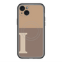 スリムプロテクションプレミアムケース with MagSafe［ オリジナル - initial two tone - I brown ］
