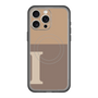 スリムプロテクションプレミアムケース with MagSafe［ オリジナル - initial two tone - I brown ］