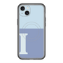 スリムプロテクションプレミアムケース with MagSafe［ オリジナル - initial two tone - I blue ］