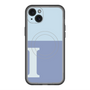 スリムプロテクションプレミアムケース with MagSafe［ オリジナル - initial two tone - I blue ］