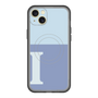スリムプロテクションプレミアムケース with MagSafe［ オリジナル - initial two tone - I blue ］