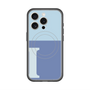 スリムプロテクションプレミアムケース with MagSafe［ オリジナル - initial two tone - I blue ］