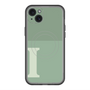 スリムプロテクションプレミアムケース with MagSafe［ オリジナル - initial two tone - I green ］