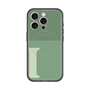 スリムプロテクションプレミアムケース with MagSafe［ オリジナル - initial two tone - I green ］