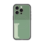 スリムプロテクションプレミアムケース with MagSafe［ オリジナル - initial two tone - I green ］