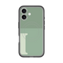 スリムプロテクションプレミアムケース with MagSafe［ オリジナル - initial two tone - I green ］