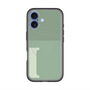 スリムプロテクションプレミアムケース with MagSafe［ オリジナル - initial two tone - I green ］