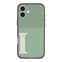 スリムプロテクションプレミアムケース with MagSafe［ オリジナル - initial two tone - I green ］