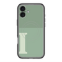 スリムプロテクションプレミアムケース with MagSafe［ オリジナル - initial two tone - I green ］