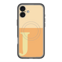 スリムプロテクションプレミアムケース with MagSafe［ オリジナル - initial two tone - J orange ］