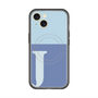 スリムプロテクションプレミアムケース with MagSafe［ オリジナル - initial two tone - J blue ］