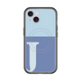 スリムプロテクションプレミアムケース with MagSafe［ オリジナル - initial two tone - J blue ］