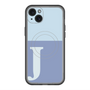 スリムプロテクションプレミアムケース with MagSafe［ オリジナル - initial two tone - J blue ］
