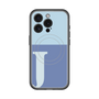 スリムプロテクションプレミアムケース with MagSafe［ オリジナル - initial two tone - J blue ］