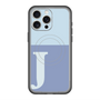 スリムプロテクションプレミアムケース with MagSafe［ オリジナル - initial two tone - J blue ］
