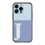 スリムプロテクションプレミアムケース with MagSafe［ オリジナル - initial two tone - J blue ］