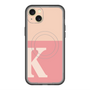 スリムプロテクションプレミアムケース with MagSafe［ オリジナル - initial two tone - K pink ］