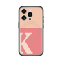 スリムプロテクションプレミアムケース with MagSafe［ オリジナル - initial two tone - K pink ］