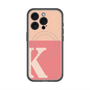 スリムプロテクションプレミアムケース with MagSafe［ オリジナル - initial two tone - K pink ］