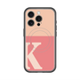 スリムプロテクションプレミアムケース with MagSafe［ オリジナル - initial two tone - K pink ］