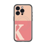 スリムプロテクションプレミアムケース with MagSafe［ オリジナル - initial two tone - K pink ］