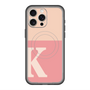 スリムプロテクションプレミアムケース with MagSafe［ オリジナル - initial two tone - K pink ］