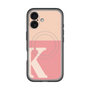 スリムプロテクションプレミアムケース with MagSafe［ オリジナル - initial two tone - K pink ］