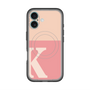 スリムプロテクションプレミアムケース with MagSafe［ オリジナル - initial two tone - K pink ］